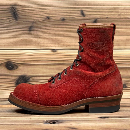 JOBMASTER Roughout Burgundy 8"Height #430 Vibram〈8E〉