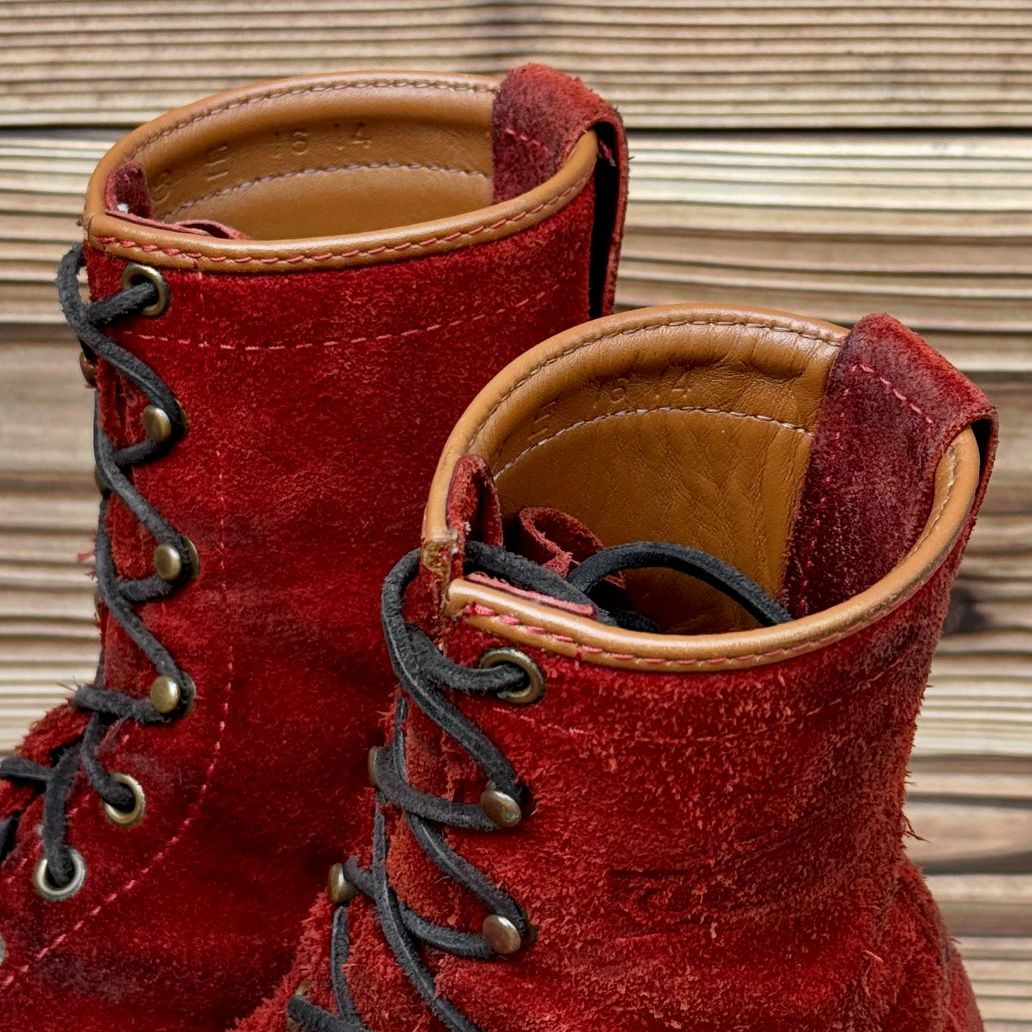 JOBMASTER Roughout Burgundy 8"Height #430 Vibram〈8E〉