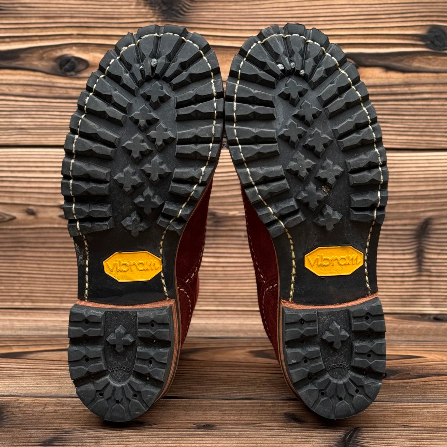 JOBMASTER Roughout Burgundy 8"Height #100 Vibram〈7 1/2C〉