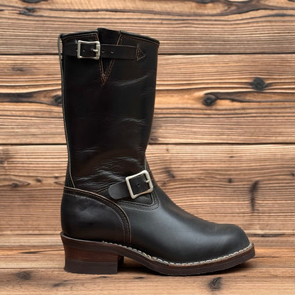 CHAMPION BOSS Black Nautilus x Black Horsehide 11"Height #700 Vibram〈7E〉