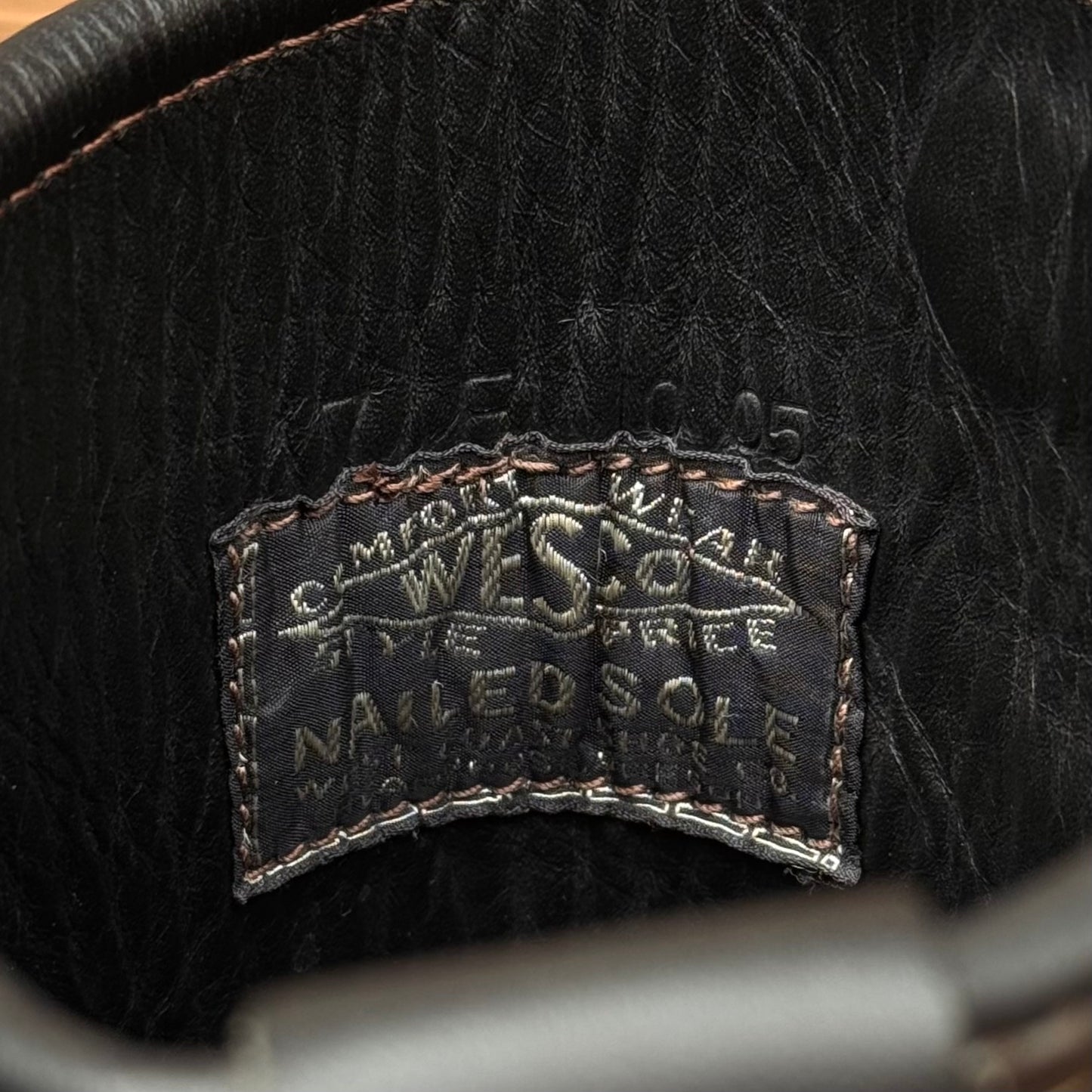 CHAMPION BOSS Black Nautilus x Black Horsehide 11"Height #700 Vibram〈7E〉