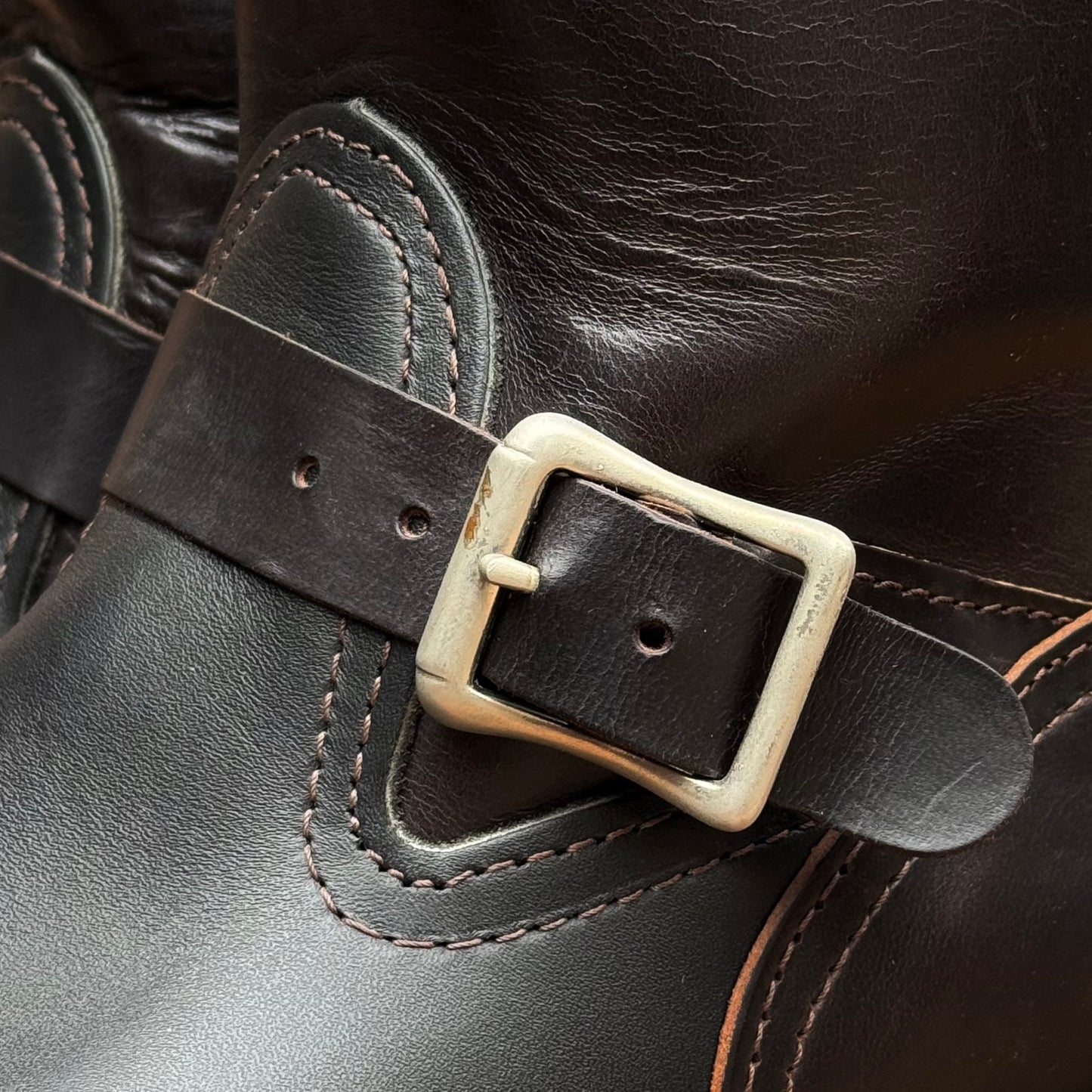 CHAMPION BOSS Black Nautilus x Black Horsehide 11"Height #700 Vibram〈7E〉