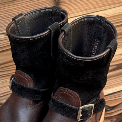 MORRISON  Brown x Roughout Black 8"Height Raptor Camel〈9EEE〉