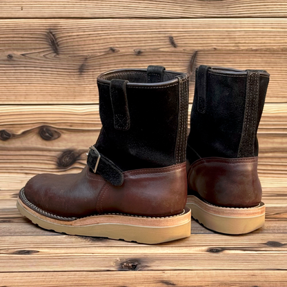 MORRISON  Brown x Roughout Black 8"Height Raptor Camel〈9EEE〉