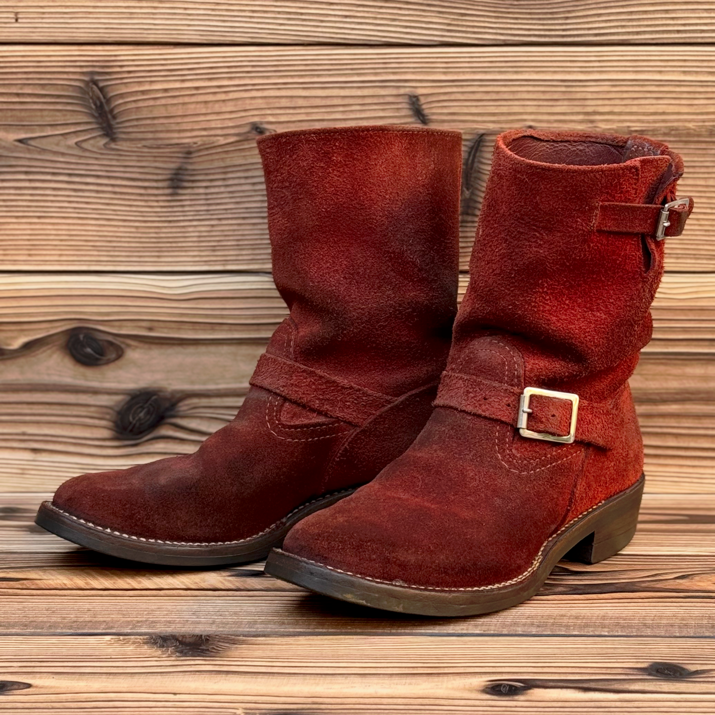 BOSS Roughout Burgundy 9"Height #430 Vibram〈10E〉