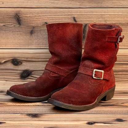 BOSS Roughout Burgundy 9"Height #430 Vibram〈10E〉