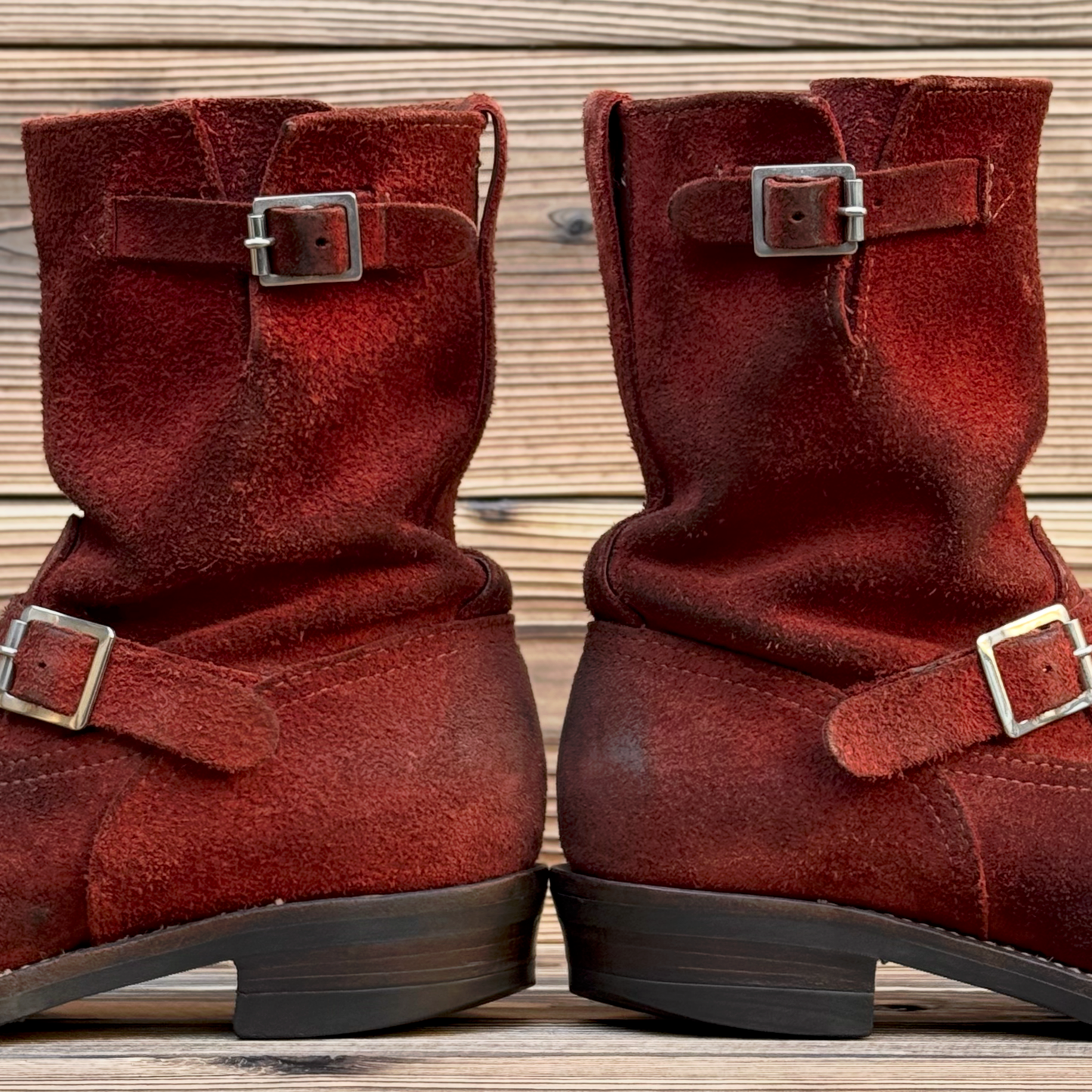 BOSS Roughout Burgundy 9"Height #430 Vibram〈10E〉