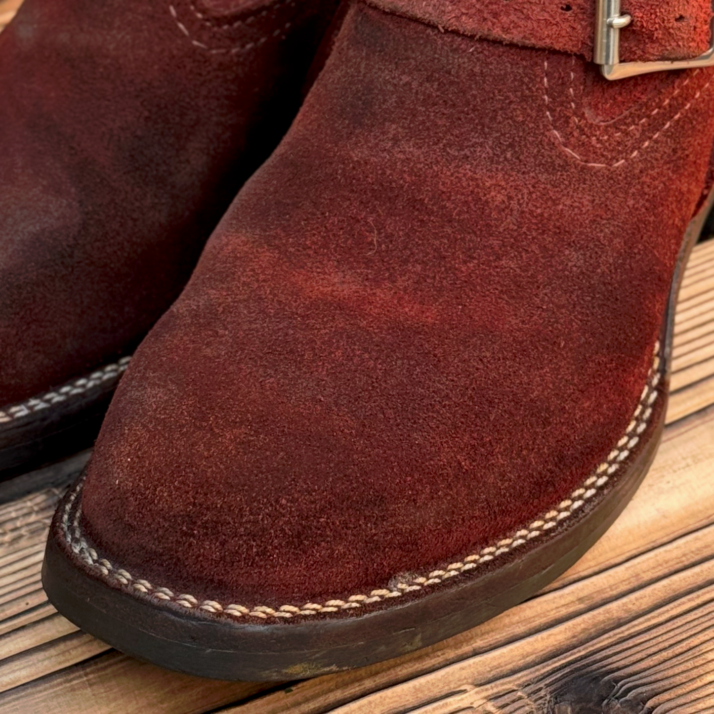 BOSS Roughout Burgundy 9"Height #430 Vibram〈10E〉
