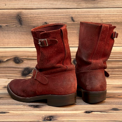 BOSS Roughout Burgundy 9"Height #430 Vibram〈10E〉