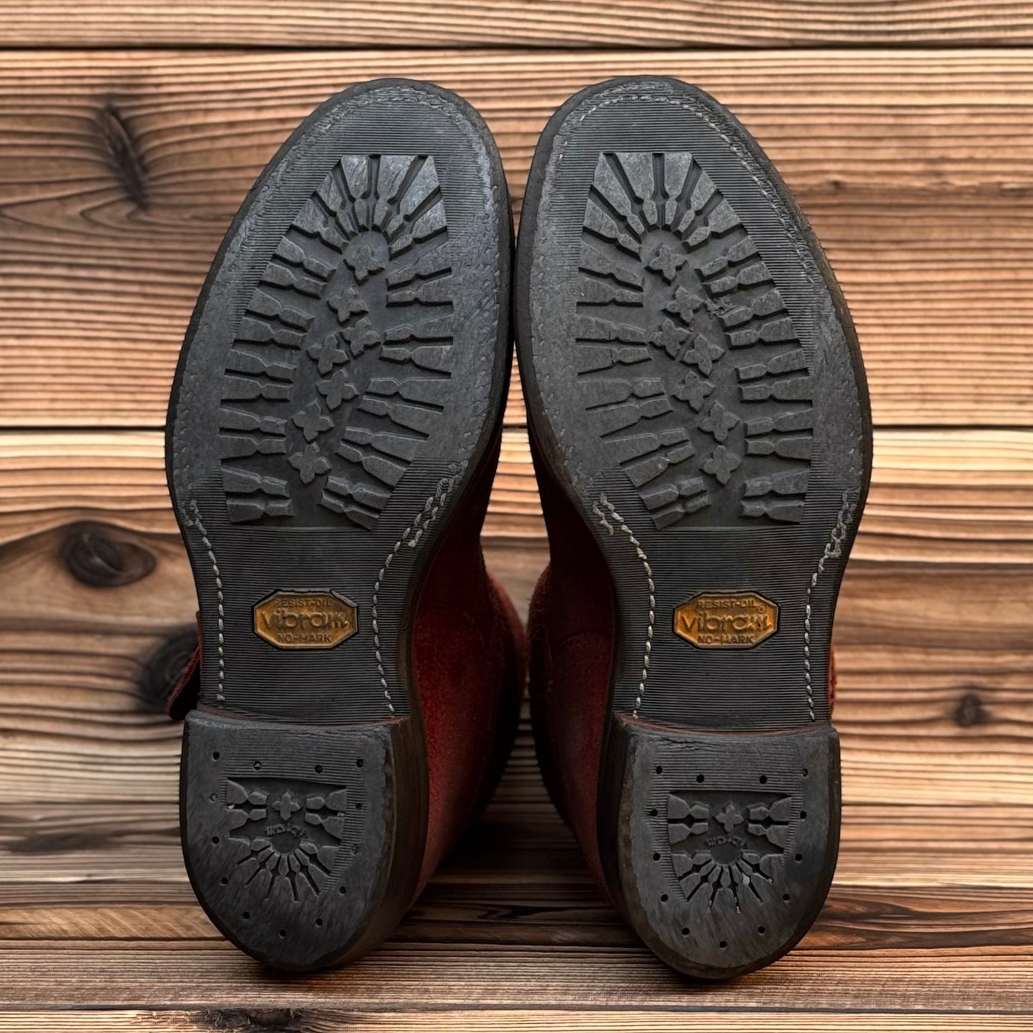 BOSS Roughout Burgundy 9"Height #430 Vibram〈10E〉