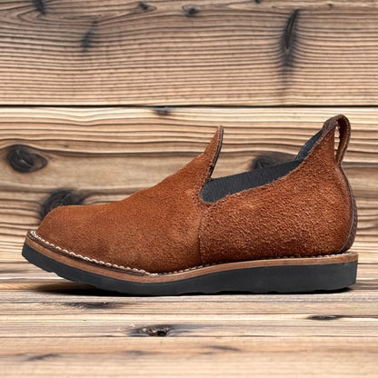 ROMEO Roughout Brown x Brown #4014 Vibram Black〈L=6 1/2D, R=6 1/2E〉