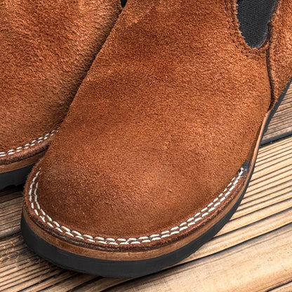 ROMEO Roughout Brown x Brown #4014 Vibram Black〈L=6 1/2D, R=6 1/2E〉