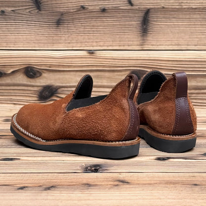 ROMEO Roughout Brown x Brown #4014 Vibram Black〈L=6 1/2D, R=6 1/2E〉