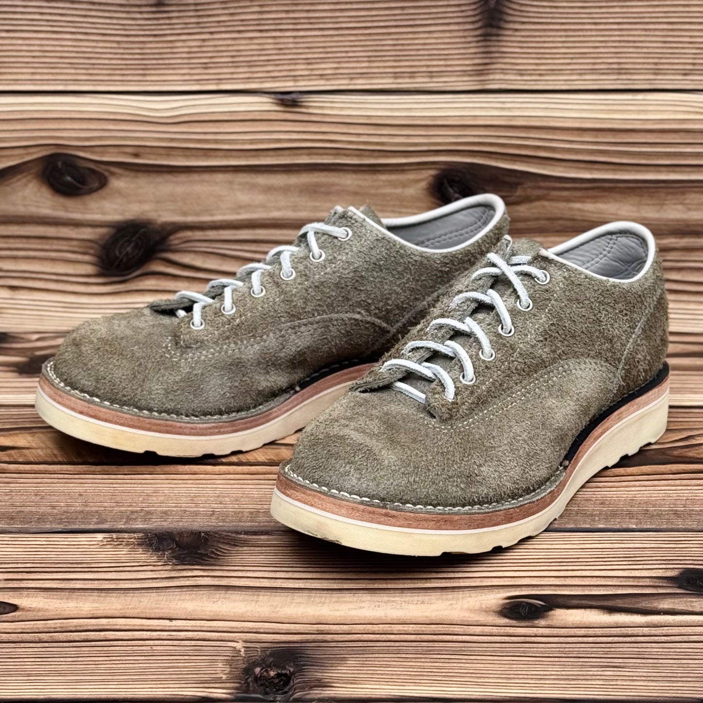 JH Classics Roughout Slate Raptor White Double Midsoles〈8 1/2E〉