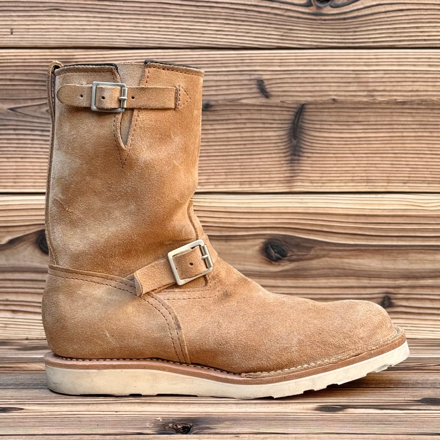 BOSS Roughout Burlap 11"Height #4014 Vibram Natural〈11D〉