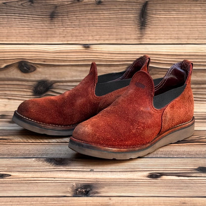 ROMEO Roughout Burgundy Raptor Chocolate〈9 1/2D〉