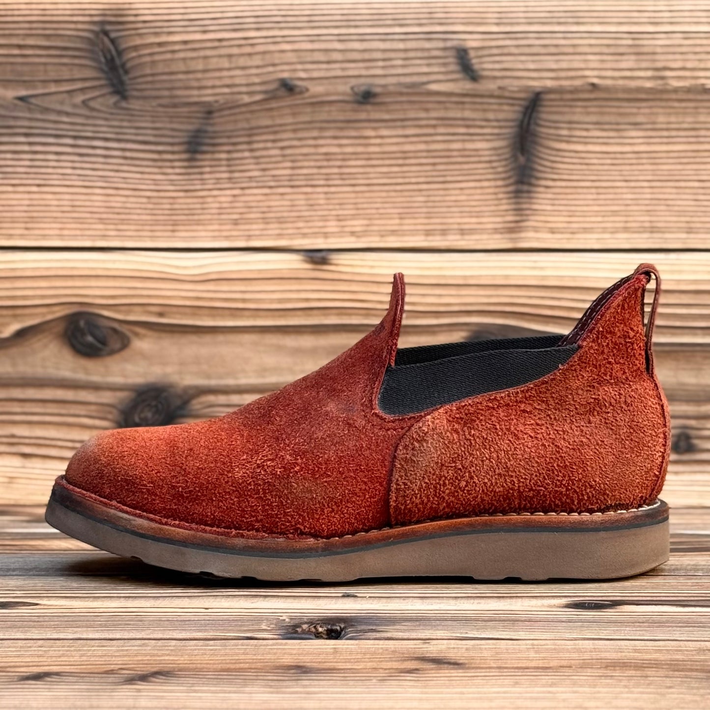 ROMEO Roughout Burgundy Raptor Chocolate〈9 1/2D〉