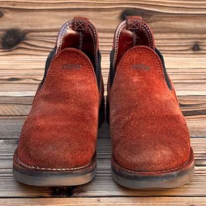 ROMEO Roughout Burgundy Raptor Chocolate〈9 1/2D〉