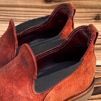 ROMEO Roughout Burgundy Raptor Chocolate〈9 1/2D〉