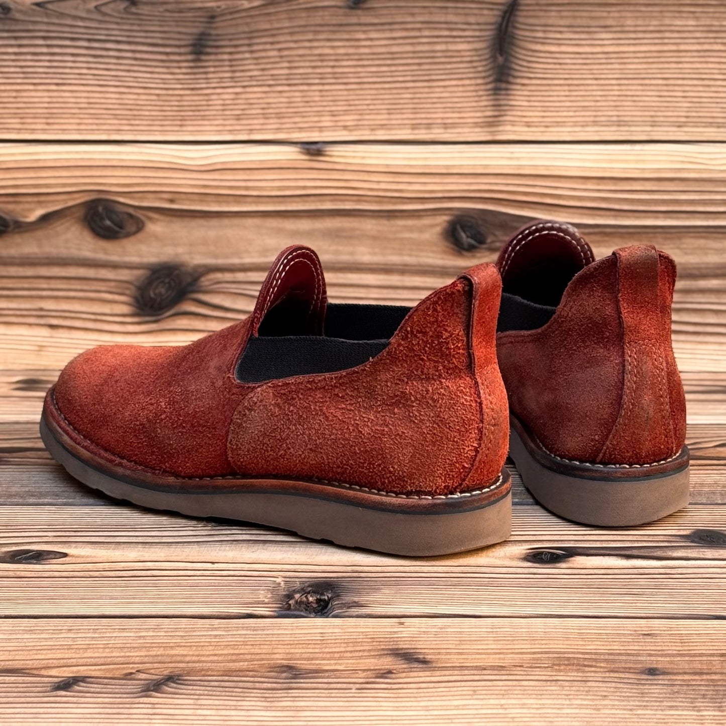ROMEO Roughout Burgundy Raptor Chocolate〈9 1/2D〉