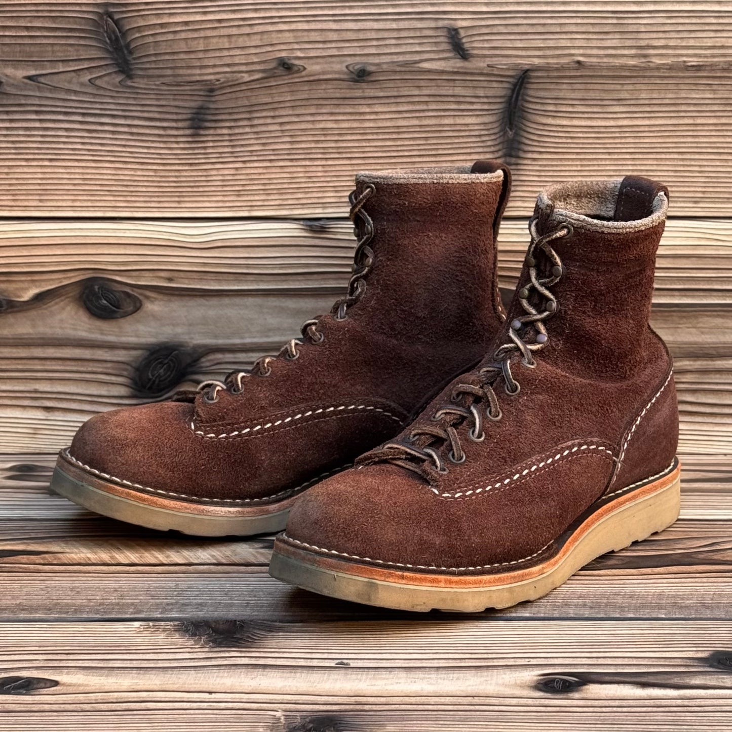JOBMASTER Roughout Brown 8"Height Raptor Camel〈9 1/2D〉
