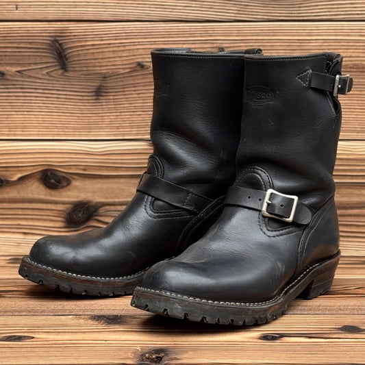 BOSS Navy 10"Height #100 Vibram〈10EEE〉