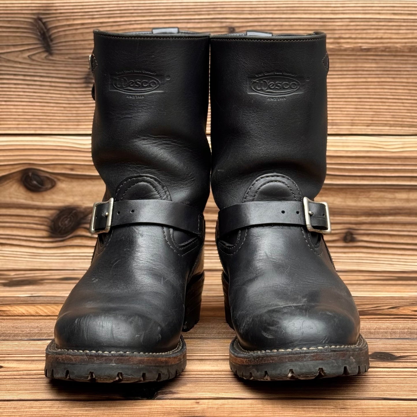 BOSS Navy 10"Height #100 Vibram〈10EEE〉