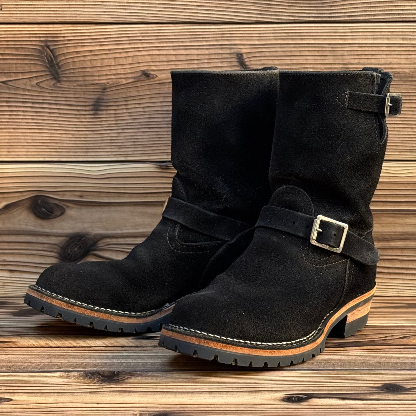 BOSS Roughout Black 9"Height #100 Vibram〈8 1/2EE〉