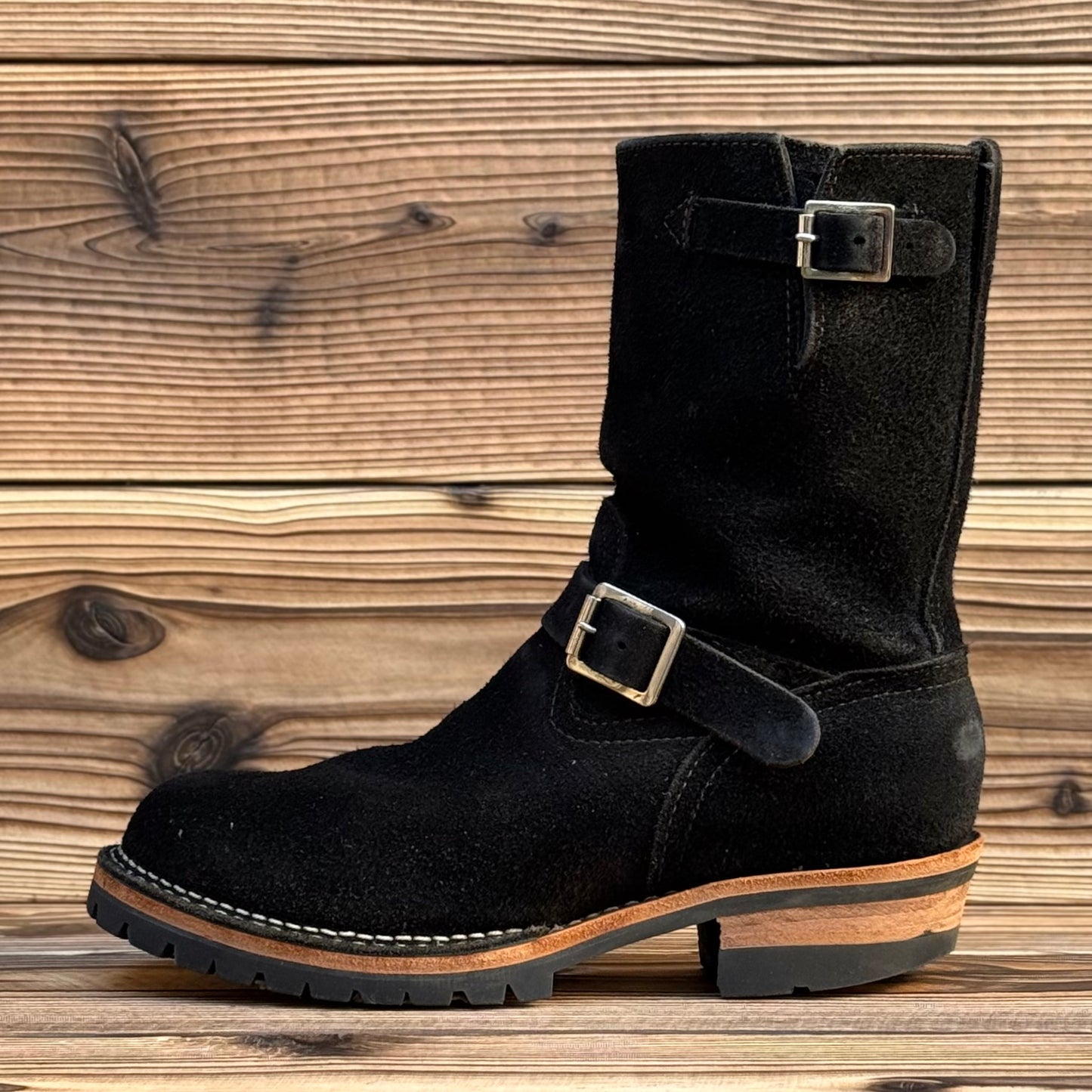 BOSS Roughout Black 9"Height #100 Vibram〈8 1/2EE〉