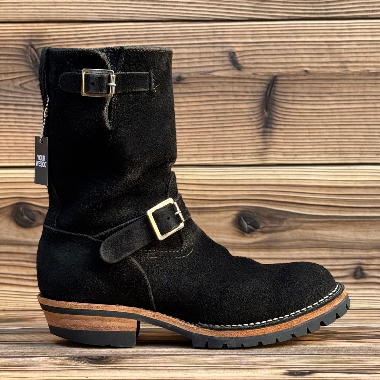 BOSS Roughout Black 9"Height #100 Vibram〈8 1/2EE〉