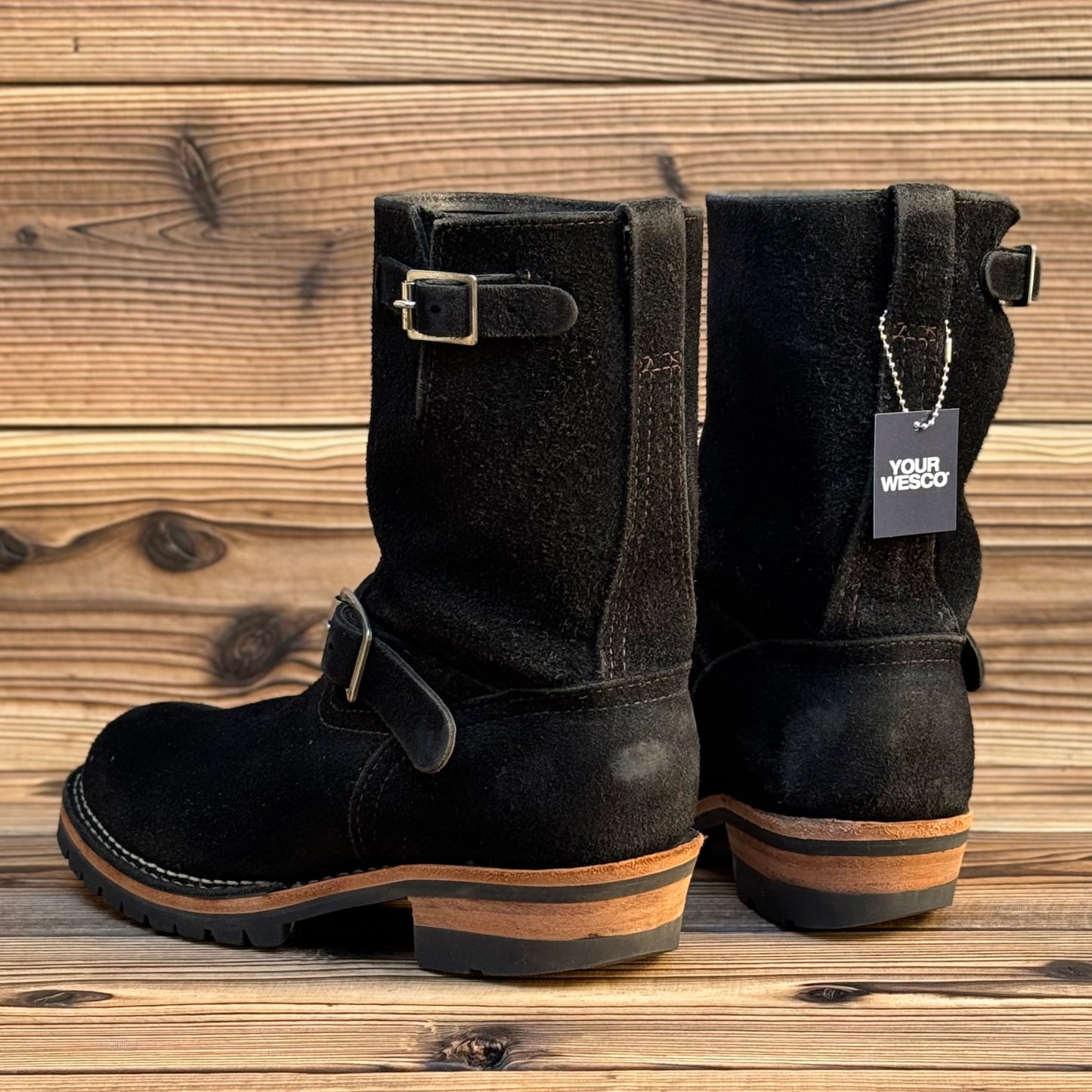 BOSS Roughout Black 9"Height #100 Vibram〈8 1/2EE〉