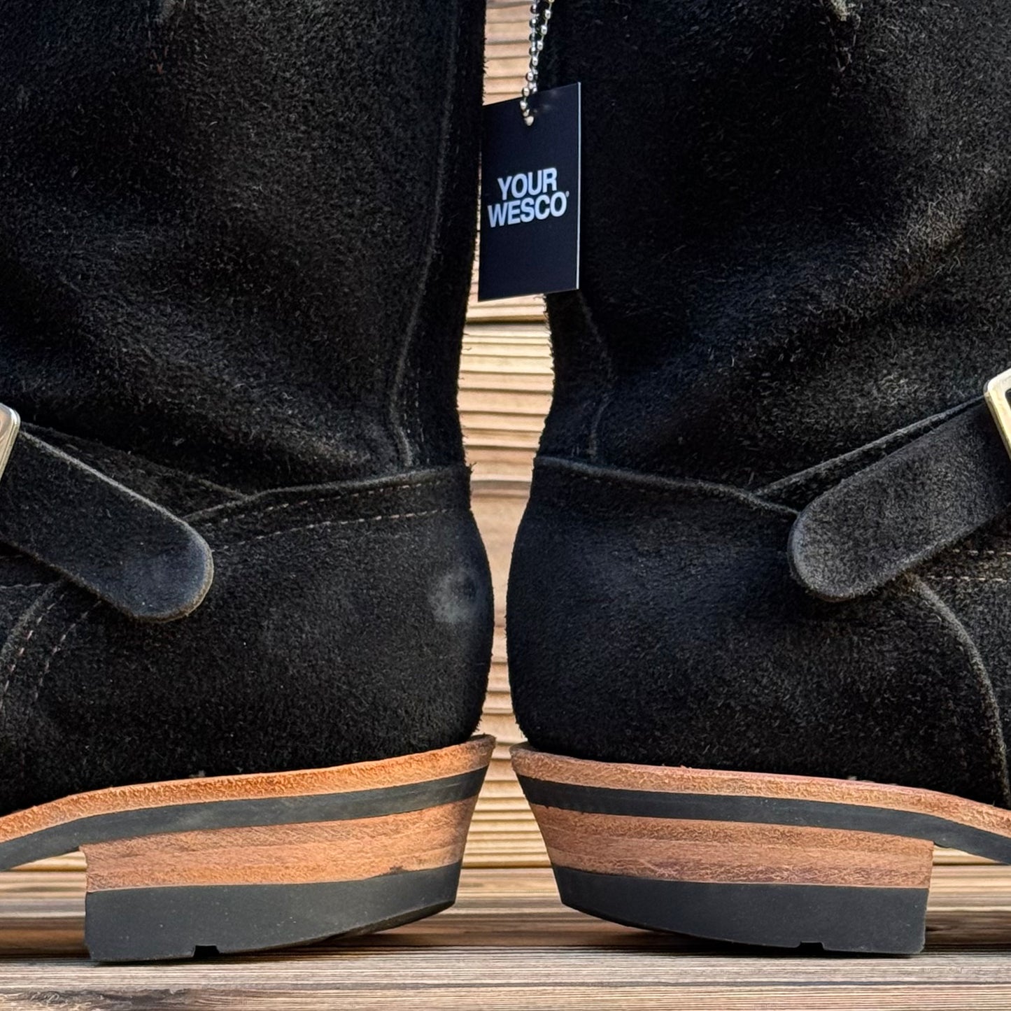 BOSS Roughout Black 9"Height #100 Vibram〈8 1/2EE〉