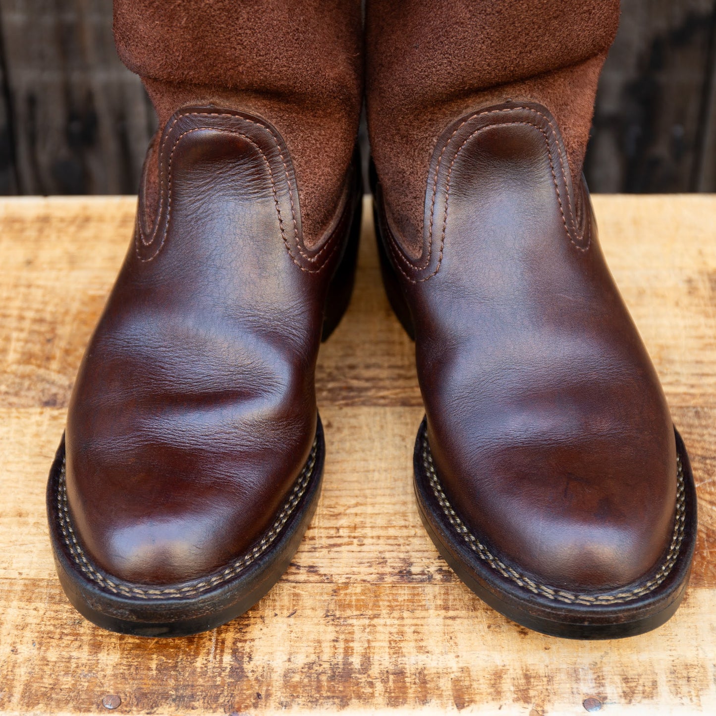 MORRISON Brown ×Roughout Brown  12"  #430 Vibram 〈9C〉