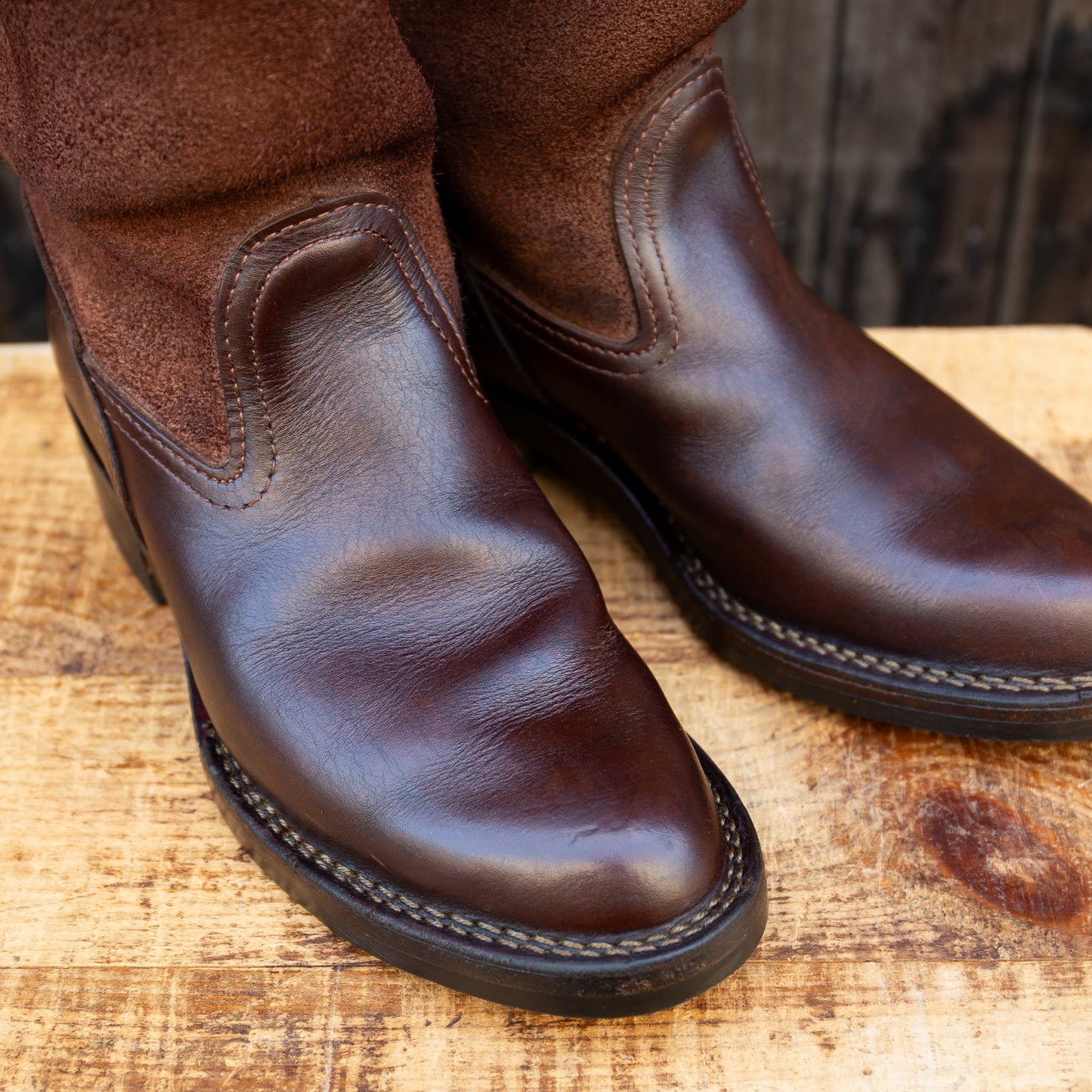 MORRISON Brown ×Roughout Brown  12"  #430 Vibram 〈9C〉