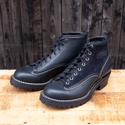 JOBMASTER Black & Roughout Navy 6" #100 Vibram 〈8 1/2E〉