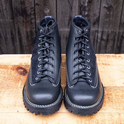 JOBMASTER Black & Roughout Navy 6" #100 Vibram 〈8 1/2E〉