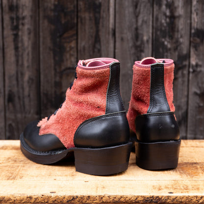 PACKER Limited Edition Black Nautilus x Roughout Pink 7"Height #705 Vibram 〈5 1/2E〉