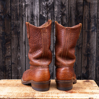 MORRISON Brown Bison Height/ 12" #430 Vibram 〈10 EEE〉