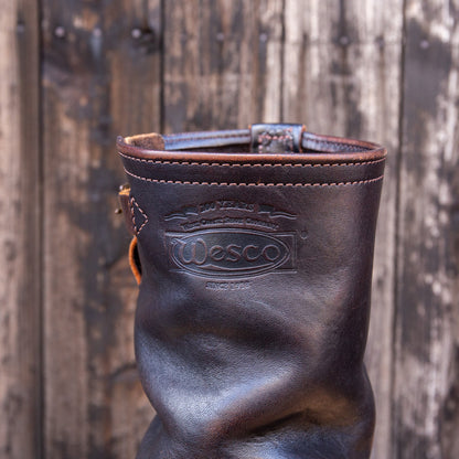 CENTURY BOSS Black Horsehide 10"Height #700 Vibram 〈9E〉