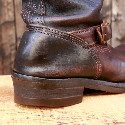 CENTURY BOSS Black Horsehide 10"Height #700 Vibram 〈9E〉