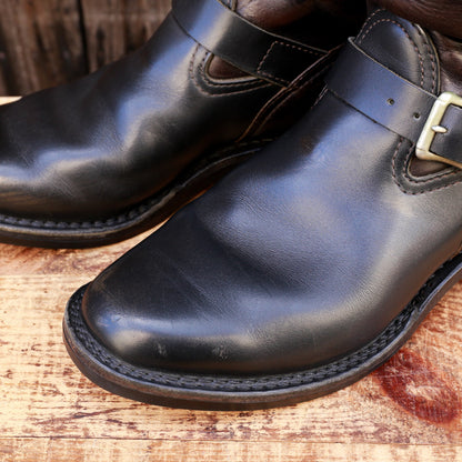 CYCLE BOSS Black Nautilus x Black Horsehide 11"Height #700 Vibram 〈8 1/2D〉