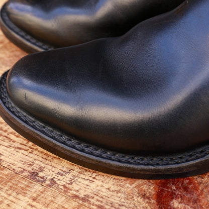 CYCLE BOSS Black Nautilus x Black Horsehide 11"Height #700 Vibram 〈8 1/2D〉