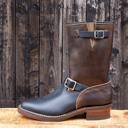 Horsehide Narrow Wesco Engineer Boots 10"Height #700 Vibram Sole 〈9 1/2D〉