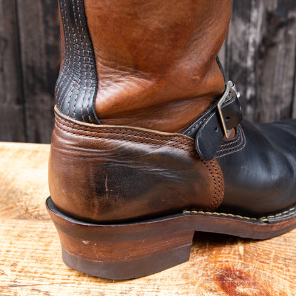 Horsehide Narrow Wesco Engineer Boots 10"Height #700 Vibram Sole 〈9 1/2E〉