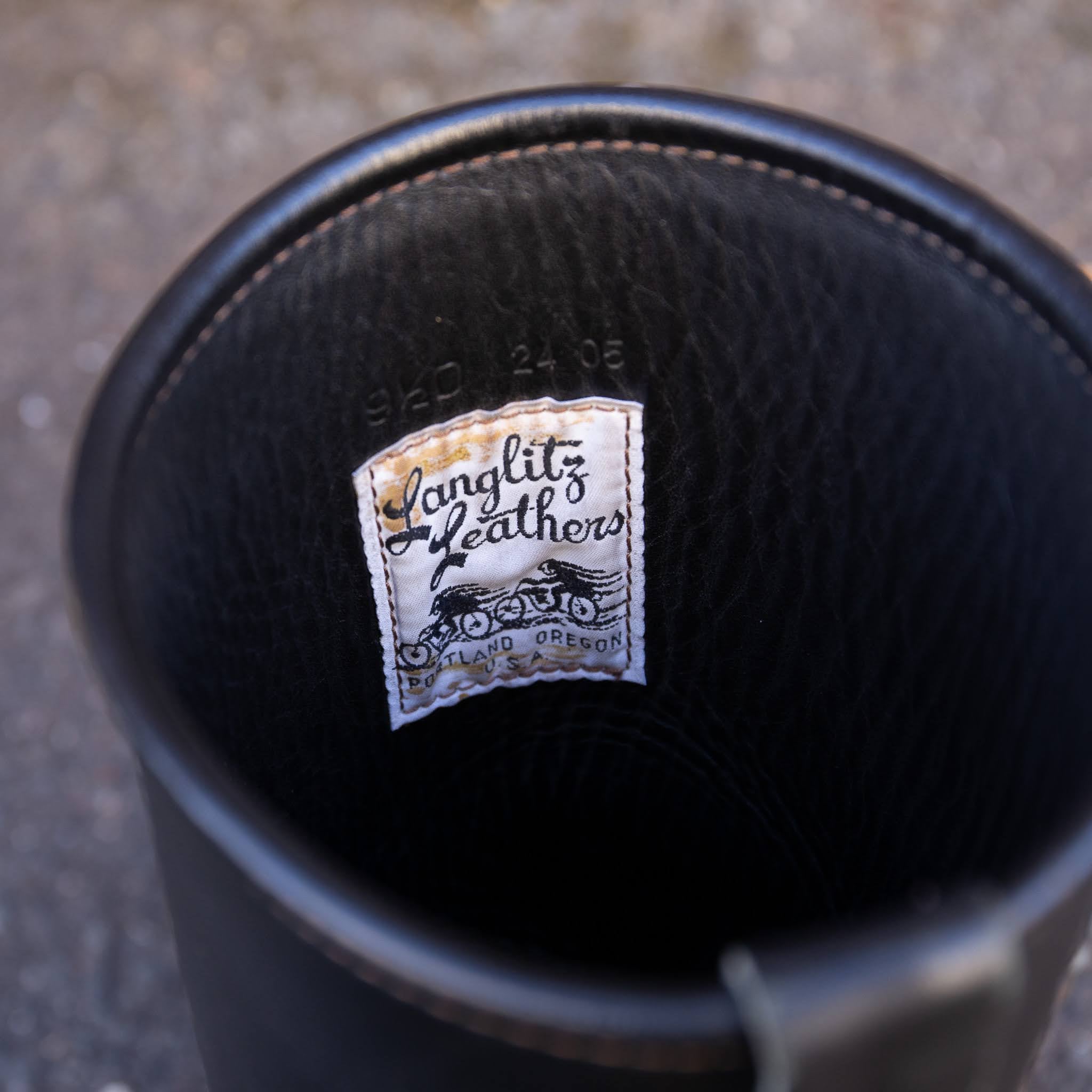 WESCO x Langlitz Leathers BOSS Black Nautilus 15