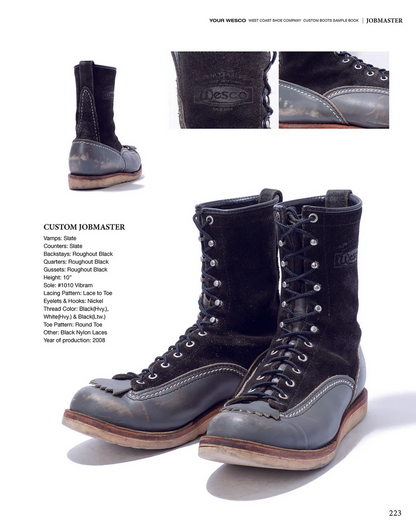 YOUR WESCO -WEST COAST SHOE COMPANY CUSTOM BOOTS SAMPLE BOOK-